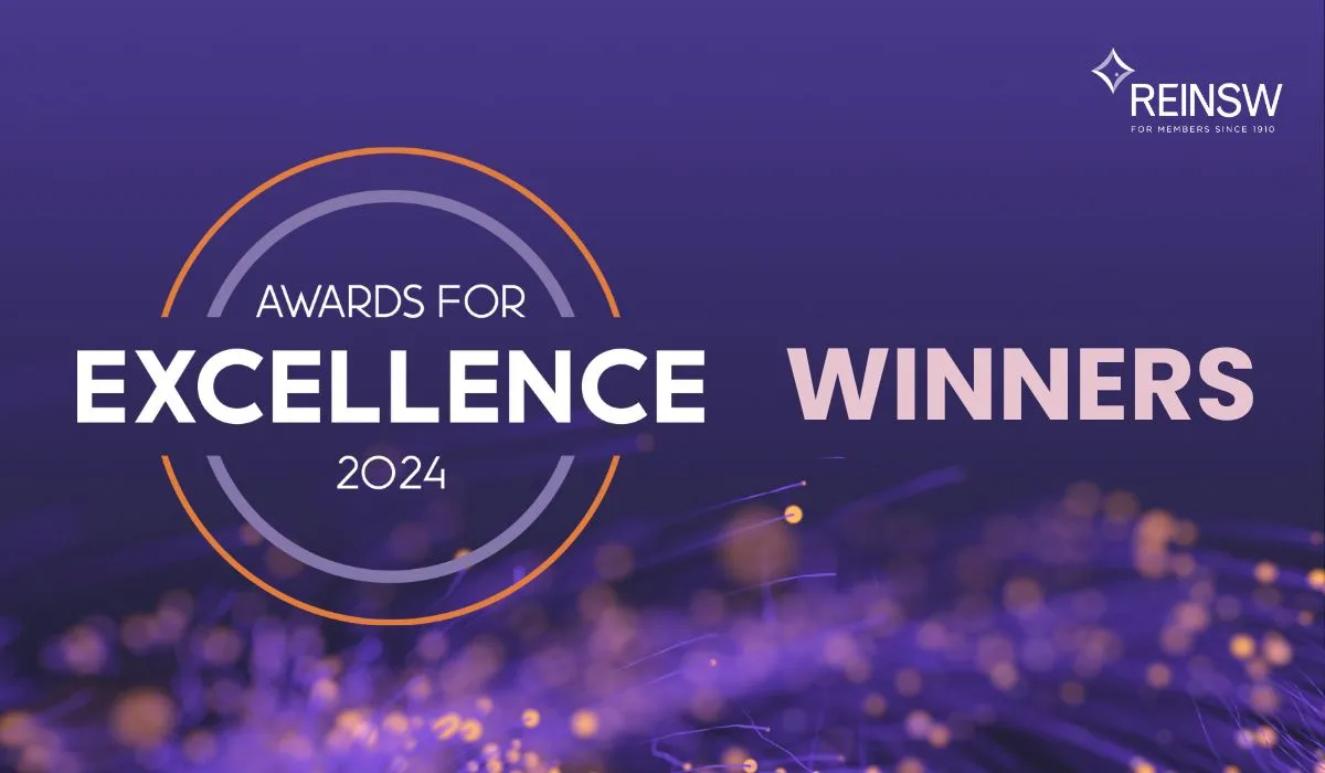 MEDIA RELEASE: 2024 REINSW Awards for Excellence winners announced